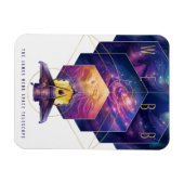 ジェームス・ウェッブ宇宙望遠鏡ポスター。 マグネット (横)