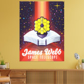 ジェームス・ウエブ宇宙望遠鏡。 キャンバスプリント (インサイチュ (リビング))