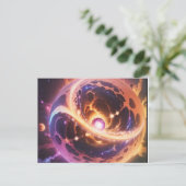 ジェームス・ウエブ宇宙望遠鏡 ポストカード (スタンド正面)