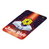 ジェームス・ウエブ宇宙望遠鏡。 マグネット (左側)