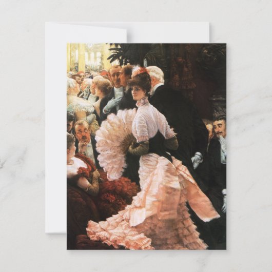 ジェームス・ティソット・ザ・ポリティカル・レディー・招待状 招待状 (正面)