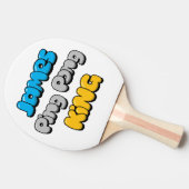 ジェームス・ピンポン・キング 卓球ラケット (横)