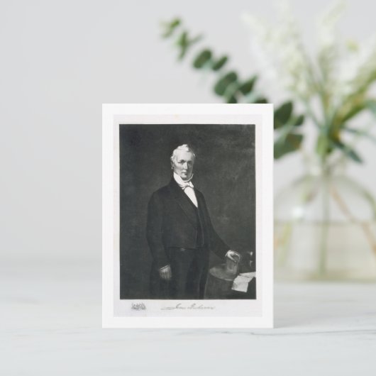 ジェームス・ブキャナン州第15代総統一された長 ポストカード (スタンド正面)