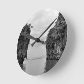 ジェームス・ボンドの島 ラウンド壁時計 (傾斜)