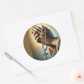 ジェームス・マイケル・ミラーによるエンターテイナーのステッカー ラウンドシール (封筒)