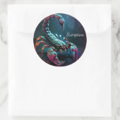 ジェームス・マイケル・ミラーによるエンターテイナーのステッカー ラウンドシール (バッグ)