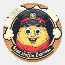 ジェームス・マイケル・ミラーによるエンターテイナーのステッカー ラウンドシール