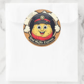 ジェームス・マイケル・ミラーによるエンターテイナーのステッカー ラウンドシール (バッグ)