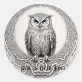 ジェームス・マイケル・ミラーによるエンターテイナーのステッカー ラウンドシール (正面)