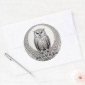 ジェームス・マイケル・ミラーによるエンターテイナーのステッカー ラウンドシール (封筒)