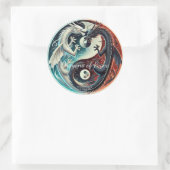 ジェームス・マイケル・ミラーによるエンターテイナーのステッカー ラウンドシール (バッグ)