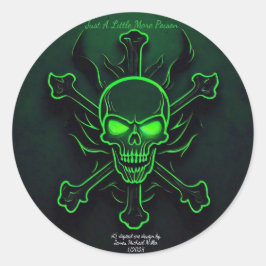 ジェームス・マイケル・ミラーによるエンターテイナーのステッカー ラウンドシール