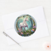 ジェームス・マイケル・ミラーによるエンターテイナーのステッカー ラウンドシール (封筒)