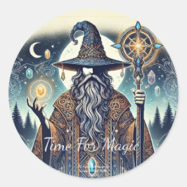 ジェームス・マイケル・ミラーによるエンターテイナーのステッカー ラウンドシール