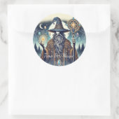 ジェームス・マイケル・ミラーによるエンターテイナーのステッカー ラウンドシール (バッグ)