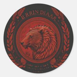 ジェームス・マイケル・ミラーのステッカー ラウンドシール