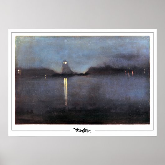 ジェームス・マクニール・ウィスラー・ゼディング・アート・ポスター#36 ポスター (正面)