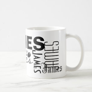ジェームス-マグを個人化して下さい コーヒーマグカップ