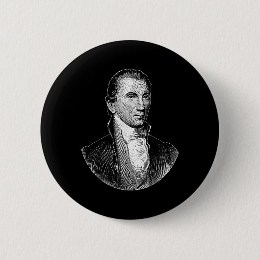 ジェームス・モンロー大統領 缶バッジ (正面)