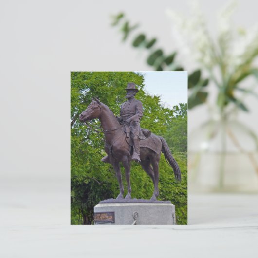 ジェームス・B・マクファーソン将軍の像 ポストカード (スタンド正面)
