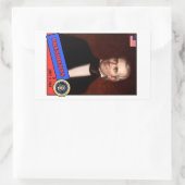 ジェームス・K・ポーク野球カード 長方形シール (バッグ)