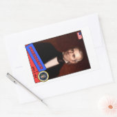 ジェームス・K・ポーク野球カード 長方形シール (封筒)