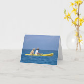 ジェームス + Mango大尉 カード (黄色い花)