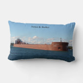 ジェームス・R・バーカー腰枕 ランバークッション (裏面)