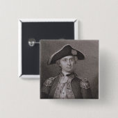 ジェームスBarto著刻まれるジョン・ポール・ジョーンズ(1747-92年) 缶バッジ (正面&裏面)