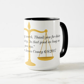 ジェームスComey Testimony Mug FBIディレクター マグカップ
