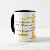 ジェームスComey Testimony Mug FBIディレクター マグカップ (正面左)