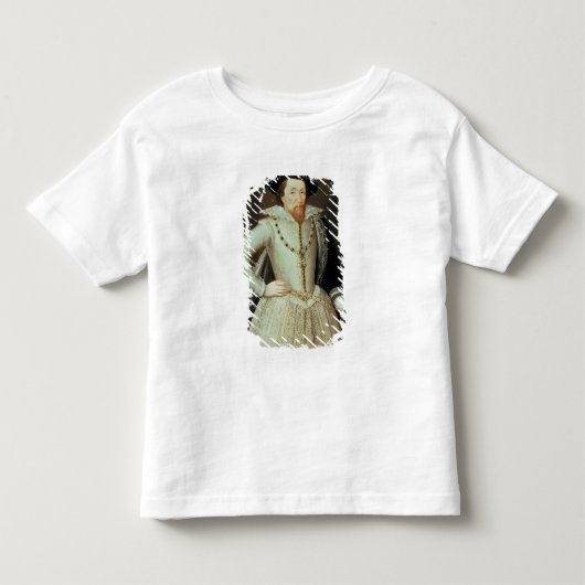 ジェームスIの半身のポートレート トドラーTシャツ (正面)
