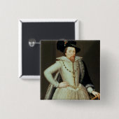 ジェームスIの半身のポートレート 缶バッジ (正面&裏面)