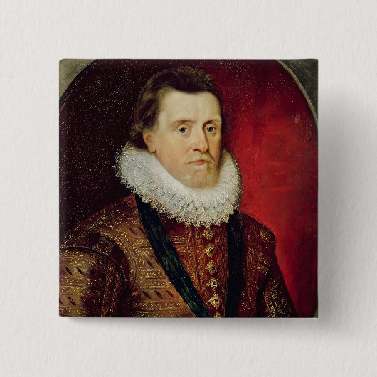 ジェームスI 缶バッジ (正面)