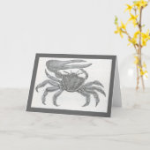 ジェームスJohonnot -シオマネキ カード (黄色い花)