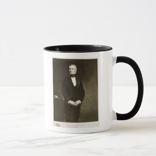 、ジェームスK.ポーク(1795-1849年の) Uの第11大統領 マグカップ (右)