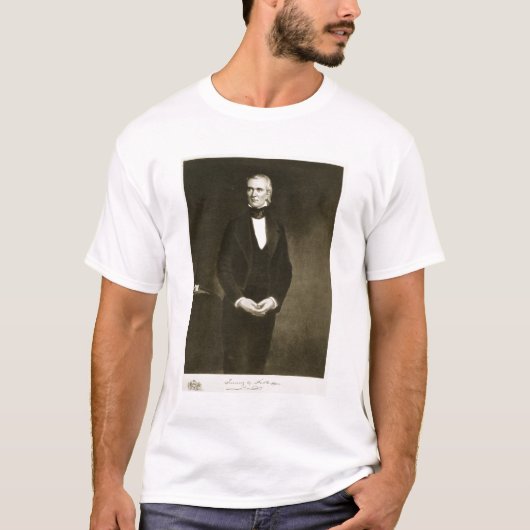 、ジェームスK.ポーク(1795-1849年の) Uの第11大統領 Tシャツ (正面)