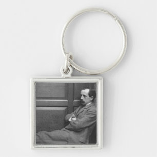 ジェームスMatthew Barrie (1860-1937年) (b/wの写真) キーホルダー