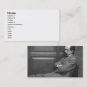 ジェームスMatthew Barrie (1860-1937年) (b/wの写真) 名刺 (正面/裏面)