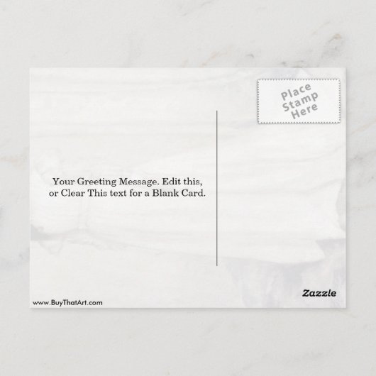 ジェームスMcneillのホイスラーによる白の白人の女の子 ポストカード (裏面)