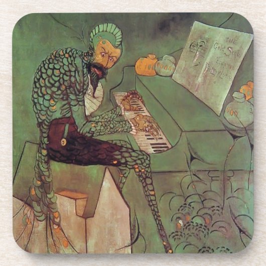 ジェームスMcNeillのホイスラー金ゴールドのかさぶた コースター (正面)