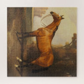 ジェームスPalmer著絵を描く湾の純血種のヴィンテージ ジグソーパズル (横)