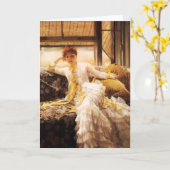 ジェームスTissotの海岸の挨拶状 カード (黄色い花)