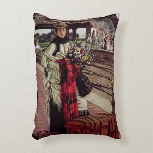 ジェームスTissot場所で待っている| アクセントクッション (正面(垂直))