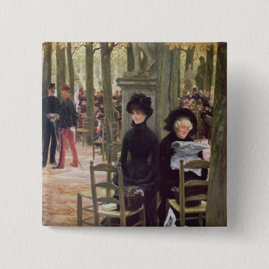 ジェームスTissot持参金なしの|、1883-5年 缶バッジ (正面)