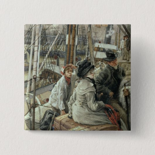 ジェームスTissot水によって|、c.1881-2 缶バッジ (正面)