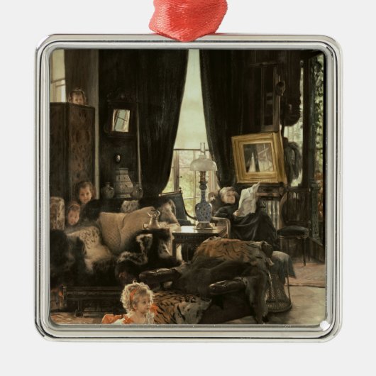 ジェームスTissot |のかくれんぼ、c.1880-82 メタルオーナメント (正面)