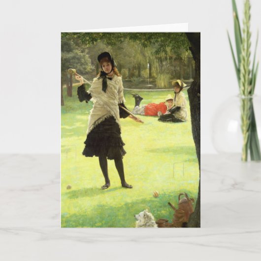 ジェームスTissot |のCroquet、c.1878 カード (正面)
