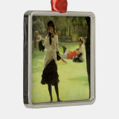 ジェームスTissot |のCroquet、c.1878 メタルオーナメント (右)