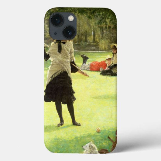 ジェームスTissot |のCroquet、c.1878 Case-Mate iPhoneケース (裏面)